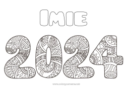 Rysunek za darmo Szczęśliwego Nowego Roku! 2024
