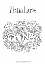 Dibujo libre Geografía China Simbolos