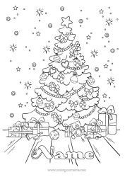 Colouring to customise Gifts Christmas Tree Toys Games And Toys