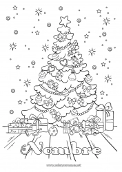 Dibujo libre Regalos árbol de Navidad Juguetes Juegos y juguetes