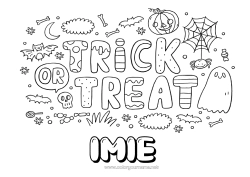 Rysunek za darmo Cukierek albo psikus? Halloween