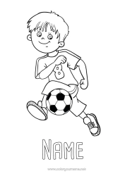 Free colouring Football Sport Team sports Footballer