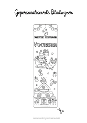 Gratis kleurplaat Winter Kerstman Kerstmis Kawaii Kerstslinger Bladwijzer