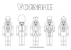 Malvorlage anpassen Spielzeug Märchen Spiele und Spielzeug Nussknacker