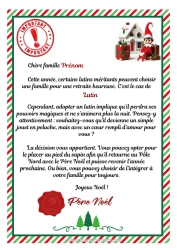 Coloriage à personnaliser Lutins de Noël Lettres de lutins farceurs Lettre de départ, aurevoir lutin