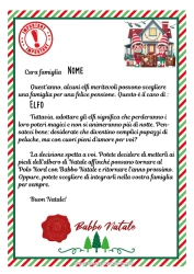 Disegno gratuito Elfo di Natale Lettere di elfi scherzosi Lettera di Partenza dell'Elf
