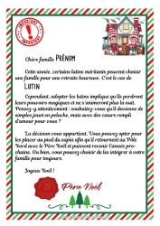 Coloriage à personnaliser Lutins de Noël Lettres de lutins farceurs Lettre de départ, aurevoir lutin