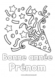 Coloriage gratuit Fête Chapeau