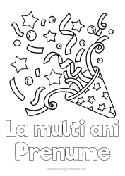 Pagină de colorat gratuită Sărbătoare Pălărie