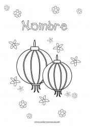 Dibujo libre Linterna china