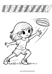 Gratis tekening Sport Andere sporten Ultimate Frisbee