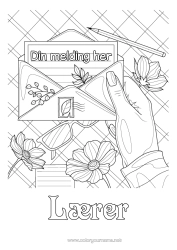 Gratis fargelegging Blomster Komplekse fargelegginger