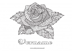 Kostenlose Malvorlage Rose Komplexe Ausmalbilder Zentangle Sant Jordi oder Sankt Georg