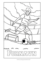 Gratis tegning Fotball Fotball Sport Lagidrett Fotballspiller fotballspiller