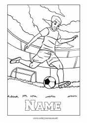 Free drawing Football Soccer ball Sport Team sports Soccer player