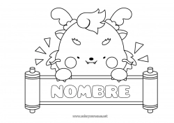 Dibujo libre Monstruo Dragón Animales Dragones, unicornios y animales fantásticos Firmar