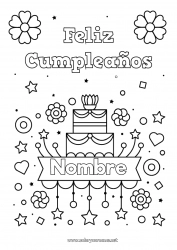 Dibujo libre Tarta Cumpleaños Mensaje de feliz cumpleaños (inglés)