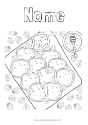 Disegno gratuito Candelora Crepes Miele