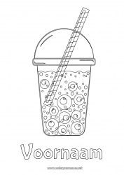 Gratis tekening Drankje Frisdrank Bubble tea