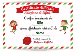 Colorare per personalizzare Elfo di Natale Lettere di elfi scherzosi