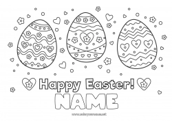 Free drawing Easter eggs Easter Big easter egg