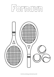 Farvelægningssiden tilpasning Sport Tennis Racketsport.