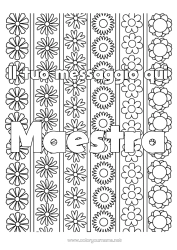 Colorazione gratuita Fiori Margherita Colorazioni complesse