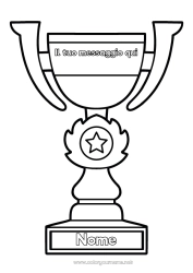 Disegno gratuito Sport Coppa, trofeo, medaglia Competizioni e premi