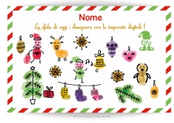 Colorazione gratuita Elfo di Natale Natale Missione dell'Elf di Natale Lettere di elfi scherzosi Attività per Bambini