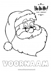 Gratis tekening Kerstman Kerstmis 