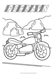 Farvelægningssiden tilpasning Køretøjer Motorcykel Tohjulede køretøjer