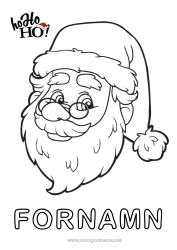 Gratis färgläggning Jultomten Jul