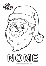 Disegno gratuito Babbo Natale Natale