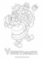 Gratis tekening Cadeaus Kerstman Kerstmis