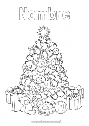 Dibujo libre Regalos árbol de Navidad Navidad Juguetes Juegos y juguetes