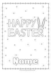Free colouring Easter 