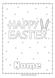 Disegno gratuito Pasqua Messaggio di 