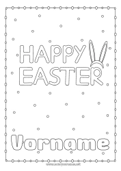 Kostenlose Malvorlage Ostern 