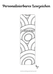 Kostenlose Malvorlage Frühling Ostereier Ostern Lesezeichen Zentangle Geometrische Formen