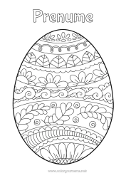 Desen liber de colorat Ouă de Paște Paște Ouă mare de Paște
