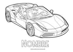 Dibujo libre Vehículos Coches Coche de carreras Automóviles, furgonetas y autocaravanas Vehículos de carreras y pistas Deportes de motor