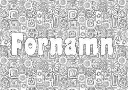Gratis färgläggning Blommor Doodle Komplexa målarbilder