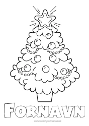 Gratis farvelægning Juletræ Jul