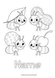 Free coloring Animal Ant Insects