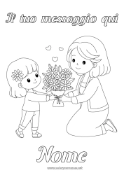 Disegno gratuito Fiori Mamma Mazzo