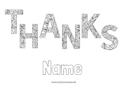 Child coloring page Mandala Teacher Thank you Education Professions
