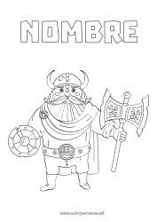 Dibujo libre Islandia Vikingo