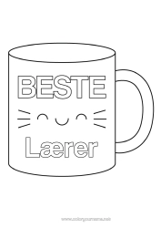 Gratis fargelegging Kopp Søster Barnevakt Drikke Beste