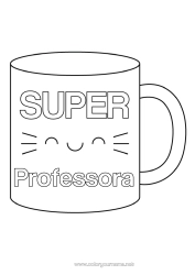 Desenho grátis Caneca Irmã Babá Bebida Melhor