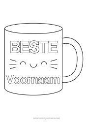 Gratis tekening Mok Zus Oppas Drankje Beste